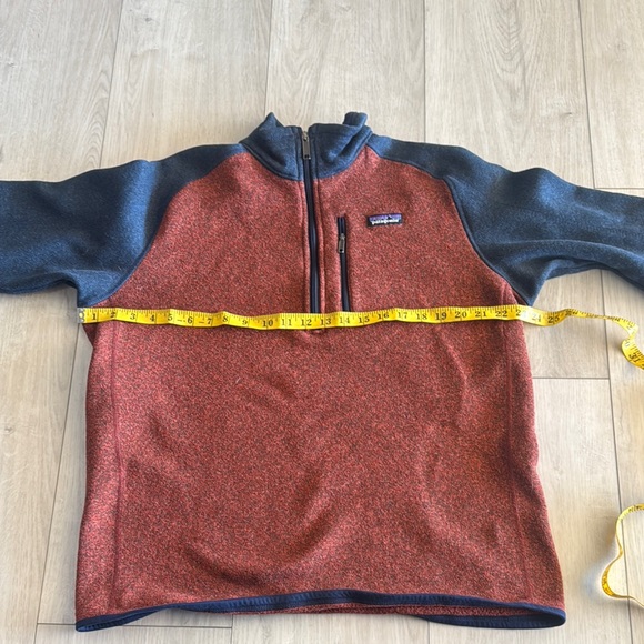 Patagonia Red and Blue Fleece Pullover - Picture 3 of 6